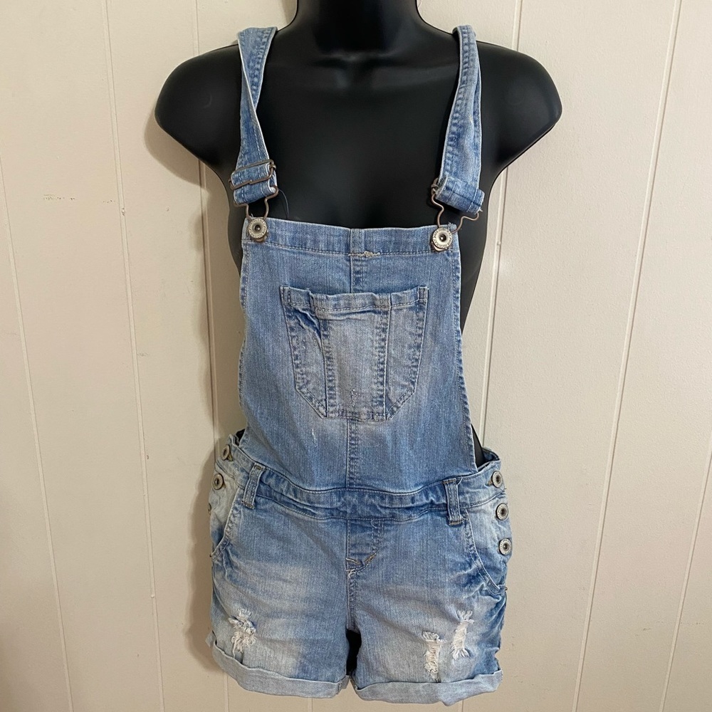 Highway Jeans Faded Overalls